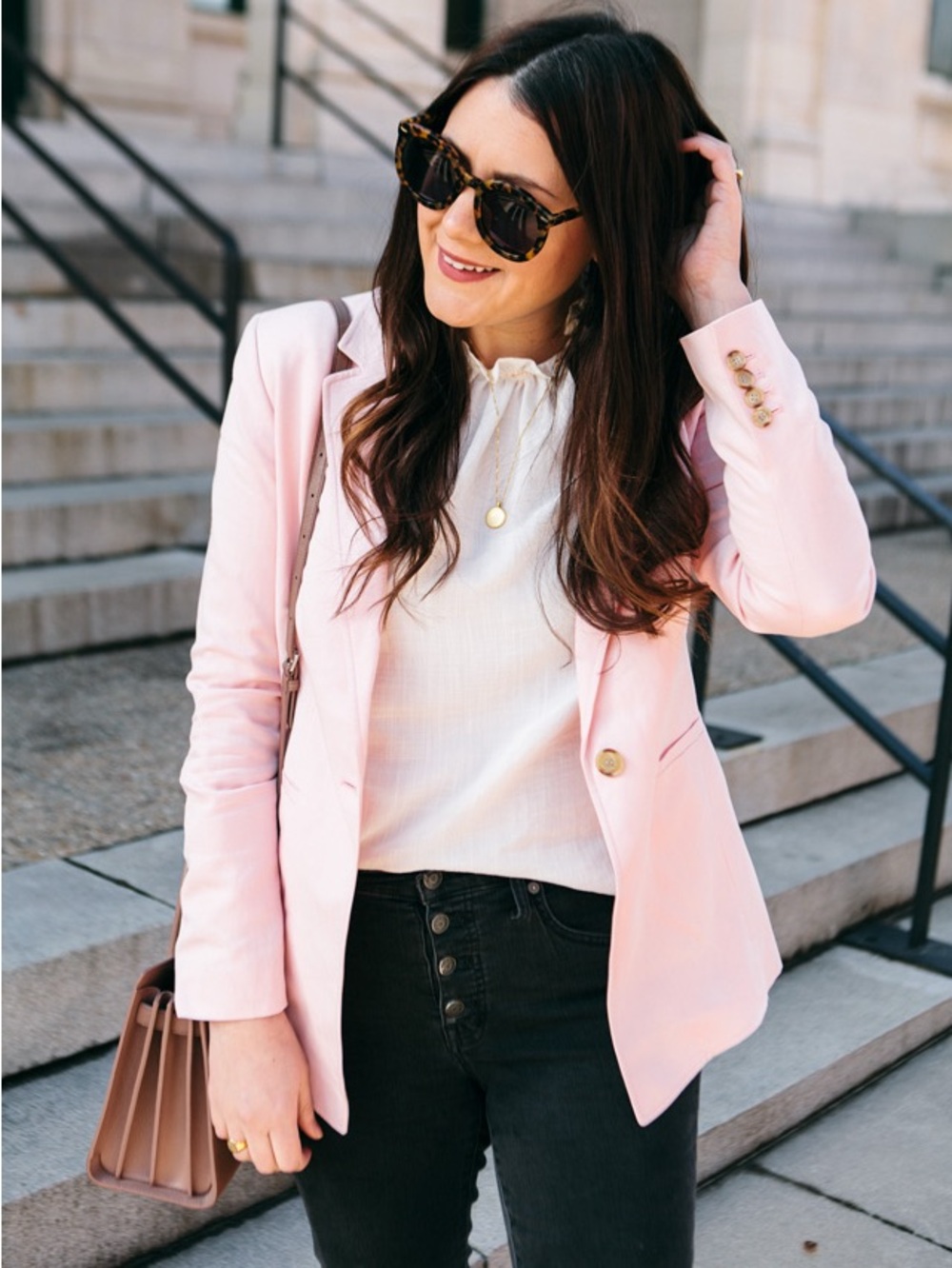 Light Pink On 34 Blazer - 0